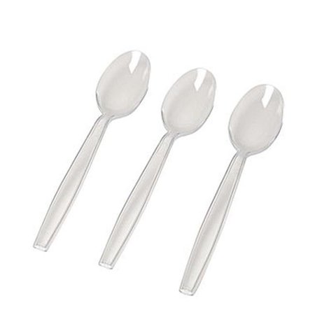 FINELINE SETTINGS Fineline Settings 2522-CL Clear Spoons- BULK 2522-CL